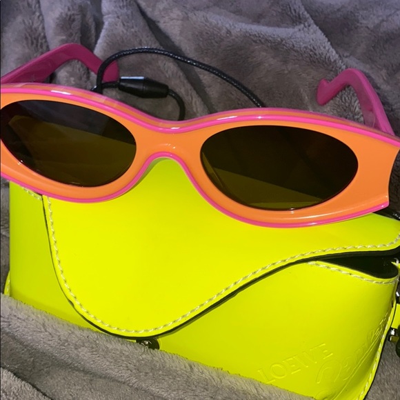 LoewePaula Ibiza neon pink /orange sunglasses